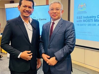 E&E Industry Forum with YB Dato' Sri Dr Adham Baba, Minister of Science, Technology and Innovation, Kulim Hi-Tech Park, September 2022